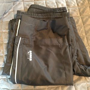 Diaspora windbreaker-style pants